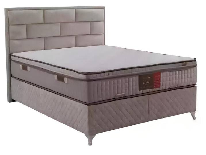 Xlmoebel Bett Elegantes Holz-Doppelbett für zeitgemäße Schlafzimmergestaltung (Bett, 1-tlg., Bett), Hergestellt in Europa