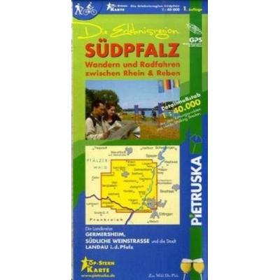 Die Südpfalz 1 : 40.000, Karte von , Pietruska Verlag, 978-3-934895-56-0