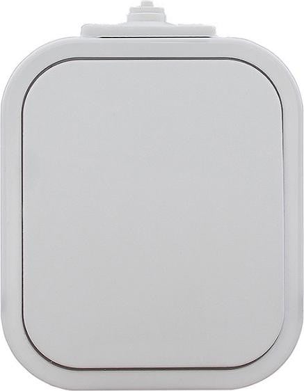 Abex B2 Enkeldrukknoppenschakelaar, normaal/gedwongen, IP54, wit - E+9001549