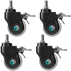 Onkron TV Set Acc Wheel Set/Large Awl75-B, TV Wandhalterung, Schwarz