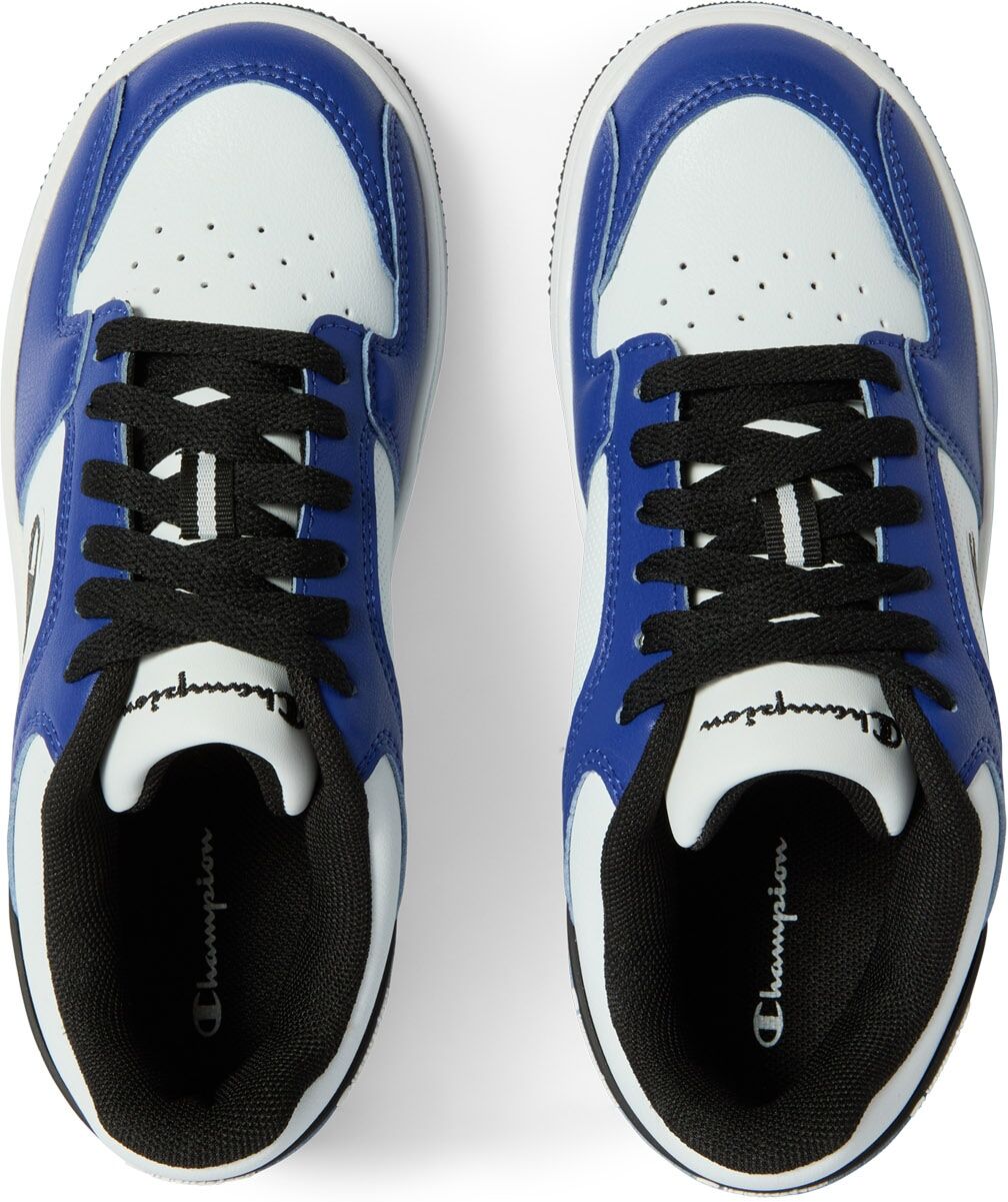 Sneaker CHAMPION "RD18 2.0 LOW B GS", Jungen, Gr. 37,5, Synthetik, blau (wht, bai, nbk), Schuhe Sneaker wht, bai, nbk 37,5, Synthetik
