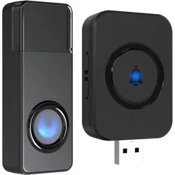 REV, Klingel + Türsprechanlage, Orchestra Funk-Gong für USB-Steckdose 100m schw.82160512 (Funk, USB)