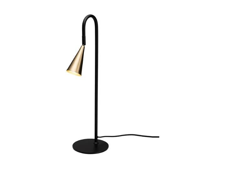 By Rydéns Lampe de table Spline Noir-laiton, 55 cm