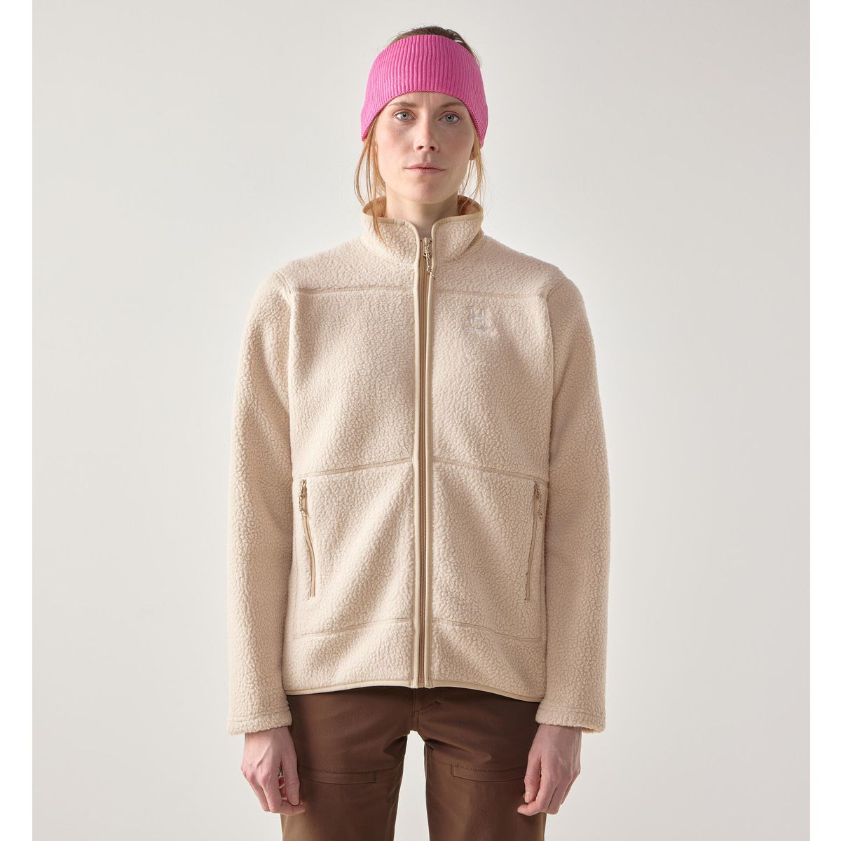 Haglöfs Mossa Pile Jacket Women chalk beige (5S9) XS 6065385S9010