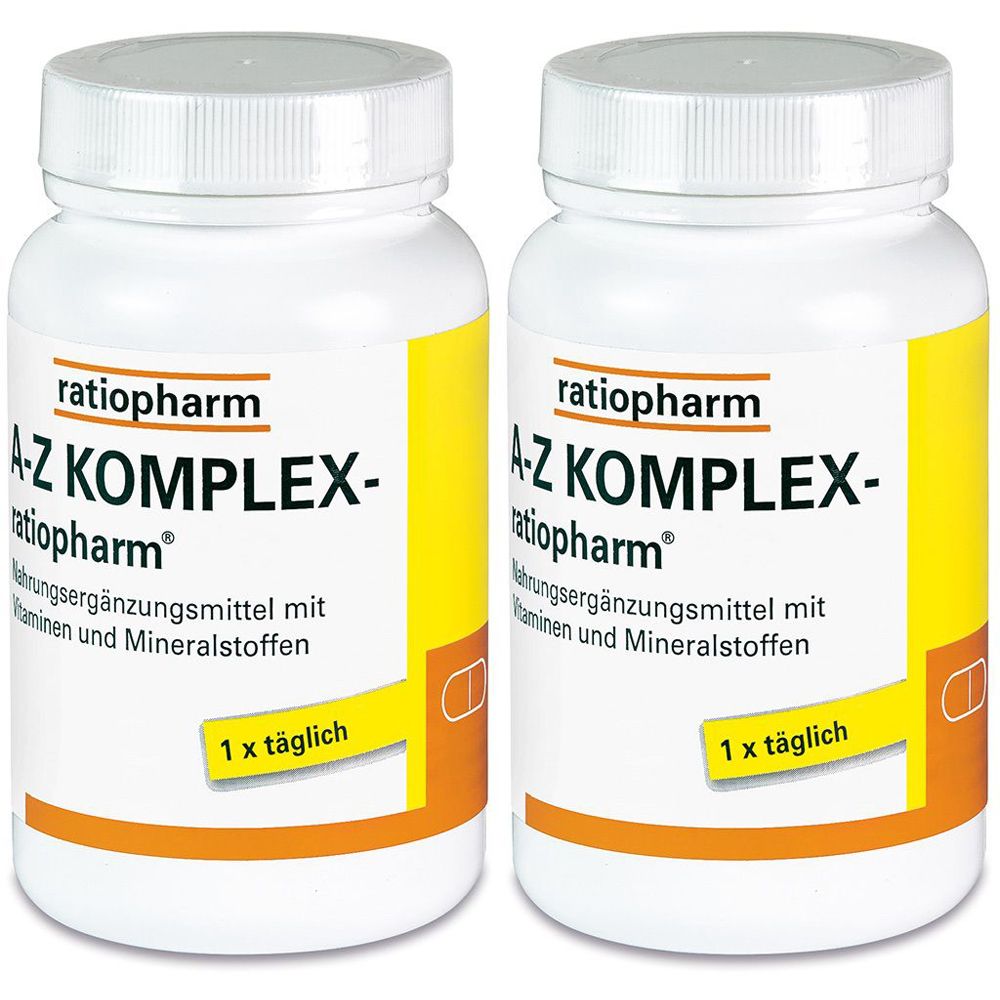 A-Z KOMPLEX-ratiopharm Doppelpack 2x100 St Compretten