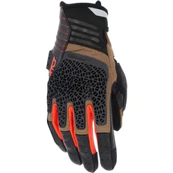 Acerbis Crossover, Handschuhe - Schwarz/Braun/Orange - 3XL
