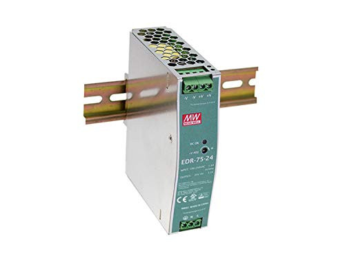 LevelOne Ind. Voeding Pow-4821 48VDC 75W DIN-rail PoE