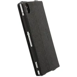Krusell Malmö, FlipCase für Xperia Z2 (Sony Xperia Z2), Smartphone Hülle, Schwarz