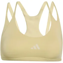 adidas Optime Workout Strappy Light Support Sport-BH Damen KS6039 - dual yellow L