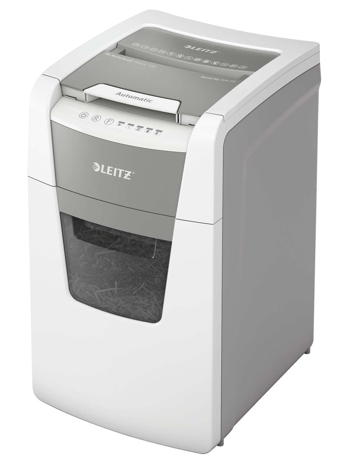 Leitz IQ Autofeed Office 150 Automatischer Aktenvernichter Mikroschnitt, P5