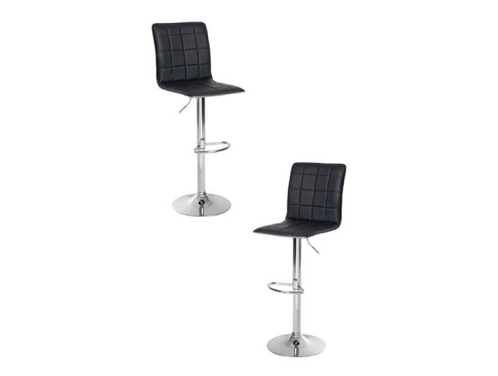 2er Set Likod Hocker - Schwarz