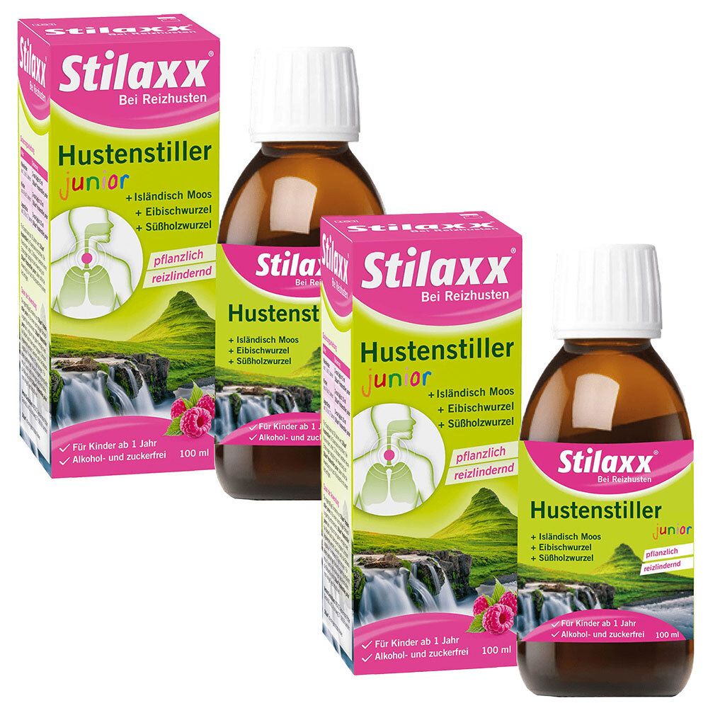 2x Stilaxx Hustenstiller junior 2x100 ml Sirup