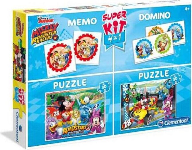 Clementoni Disney Mickey Mouse Superkit 4-in-1, 42 cm
