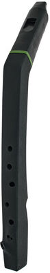 Kunath Sigo Tenor Recorder Color Schwarz mit zusätzlichen farbigen Zierringen zum Auswechseln