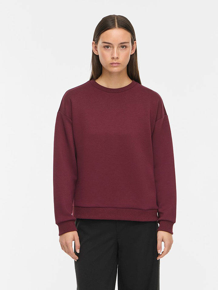 Vila Sweatshirt "Sandy" in Bordeaux - M