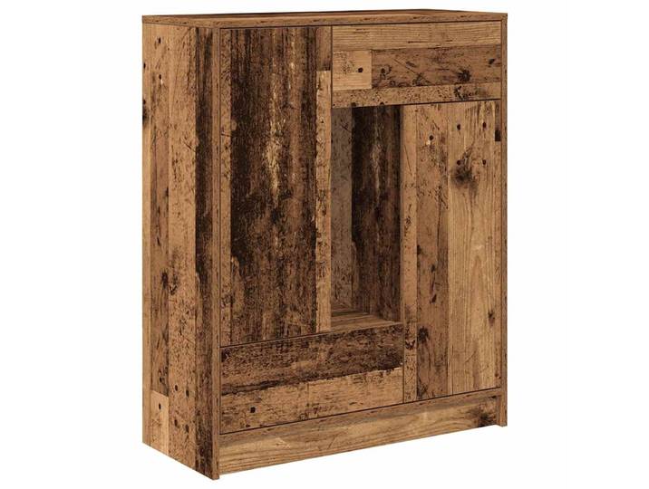 vidaXL - Dressoir - met - lades - en - deuren - 73x31x90 - cm - oud - hout