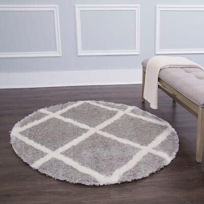 SoHome Carmela Tali Geometric Diamond Shag Area Rug