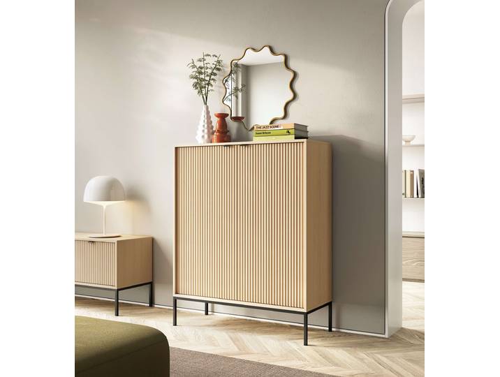 Kommode – NOVA – Modernes Design mit Rillenoptik