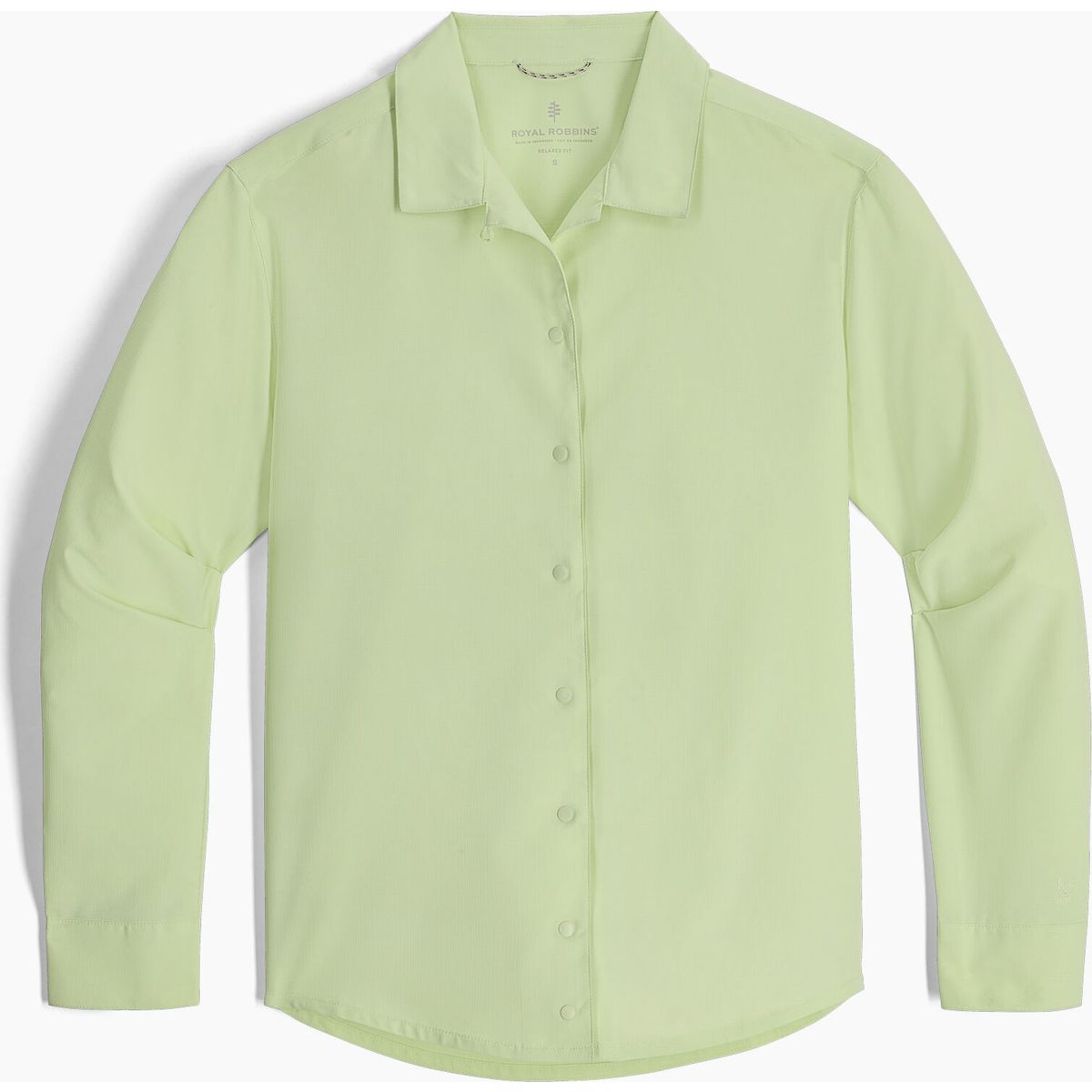 Royal Robbins W Salathe Sun Shirt Long Sleeve lime cream (393) L Y14600144393L