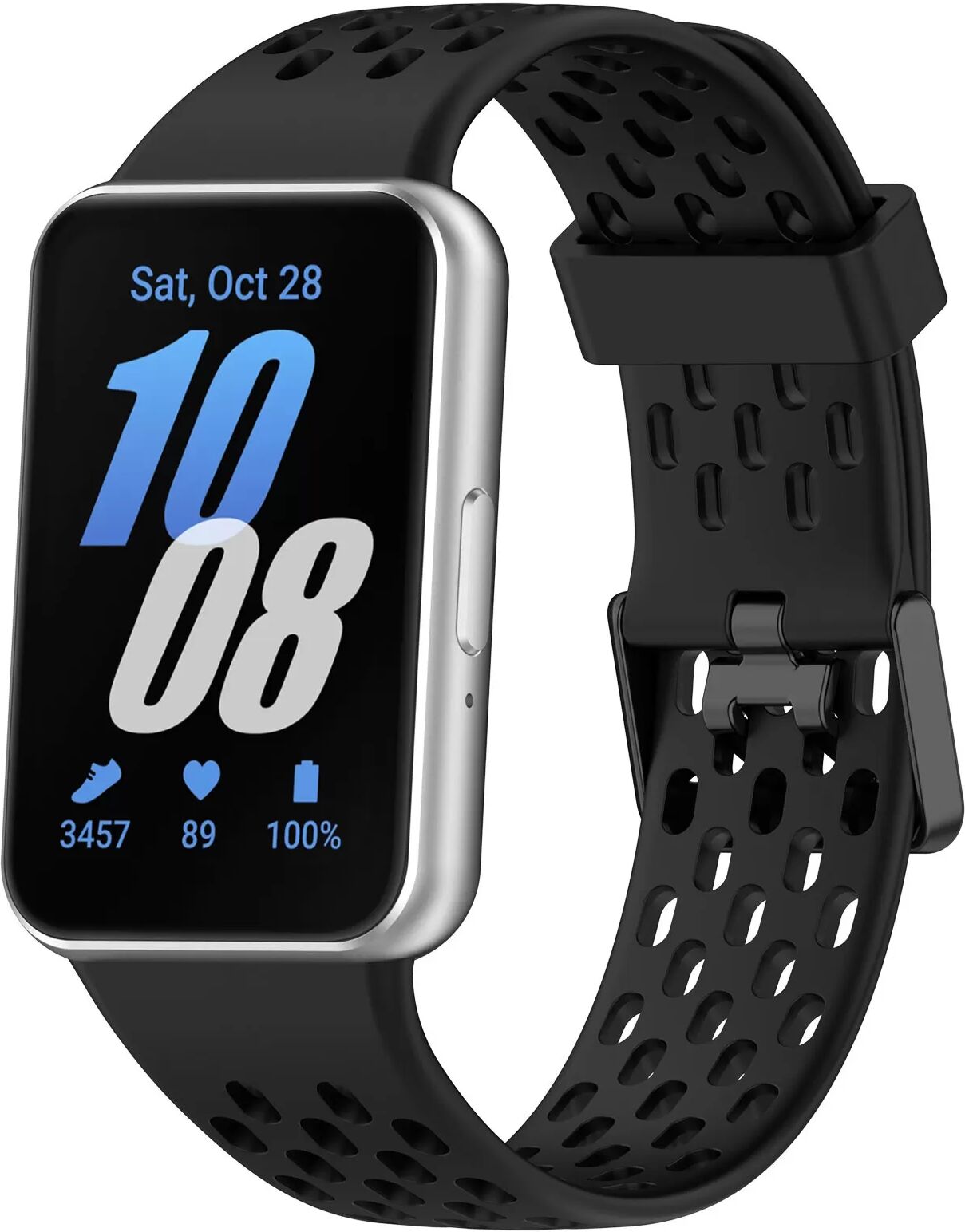 INF Uhrenarmband für Samsung Galaxy fit3 SM-R390 Schwarz