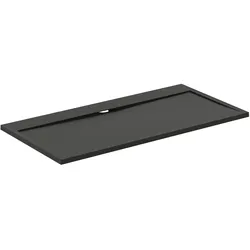 Ideal Standard Ultra Flat S i.life Rechteck-Brausewanne in Schiefer, 1600x800x30 mm, rutschfest, Ideal Solid Mineralguss