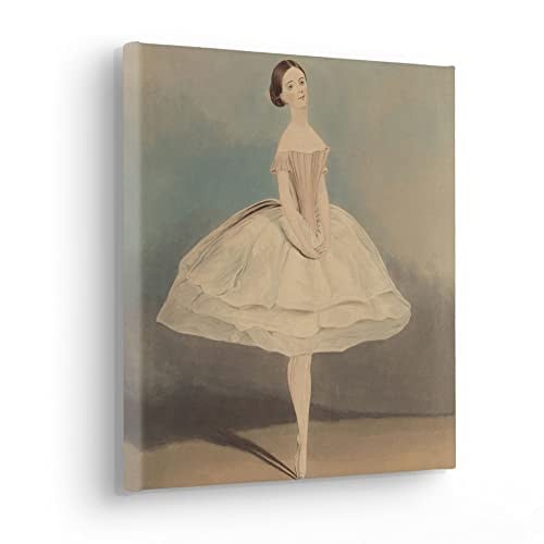Komar Keilrahmenbild Dance to the Beat - Abstracte Kunstdruk op Canvas - 30 x 30 cm