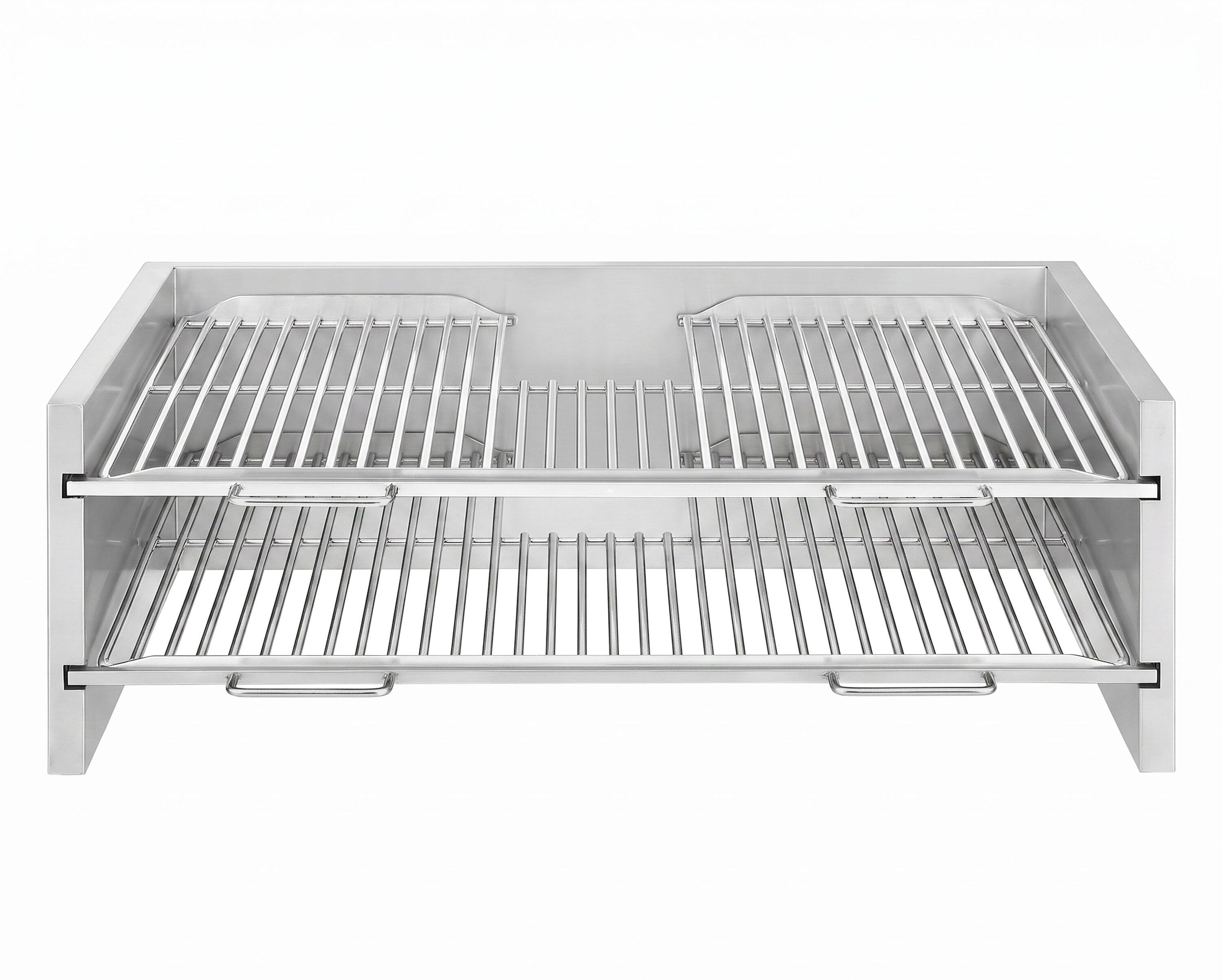 GGM Gastro Roosterschap voor houtskool - houtskoolgrillovens - passend voor CHOE zilver
