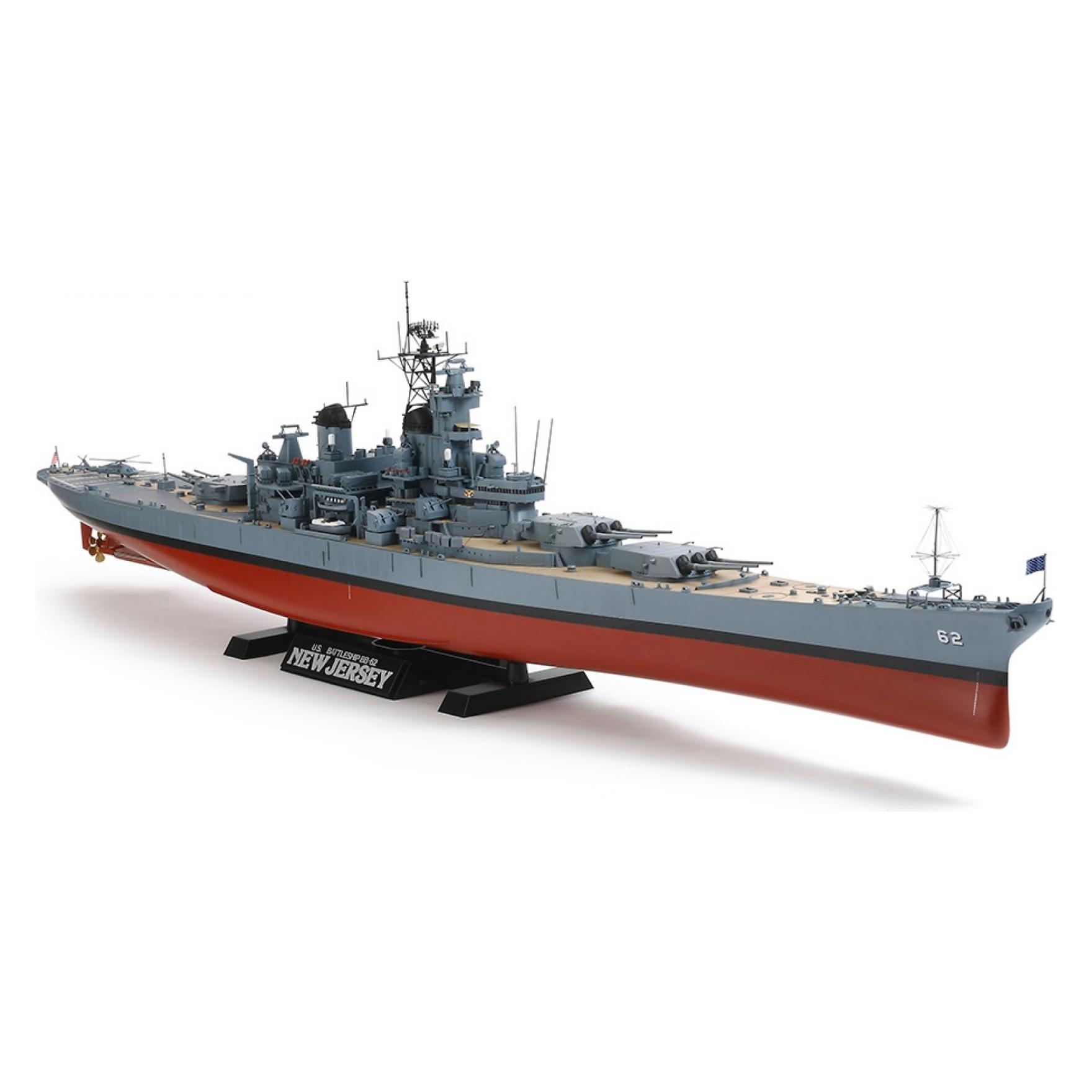 Tamiya US Battleship BB-62 New Jersey (w/Details) (TAM 78028)