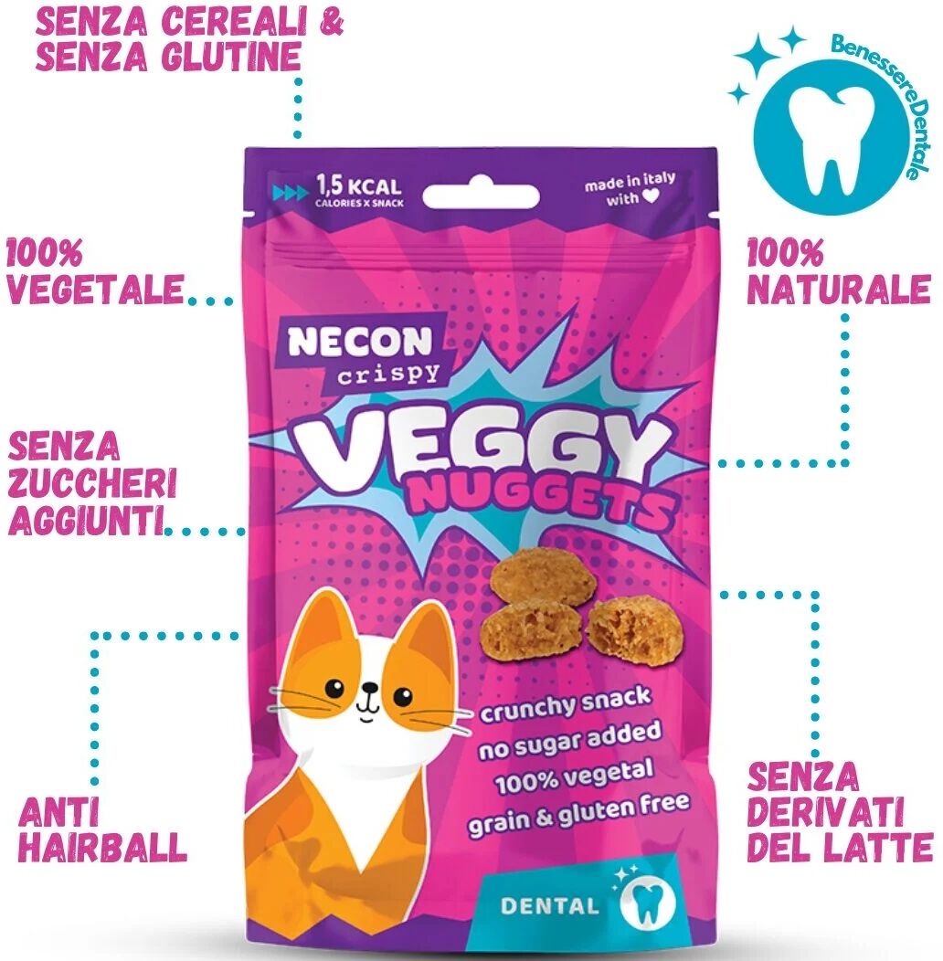 Necon Pet Food Srl Duck Nuggets Dental Cat 85g
