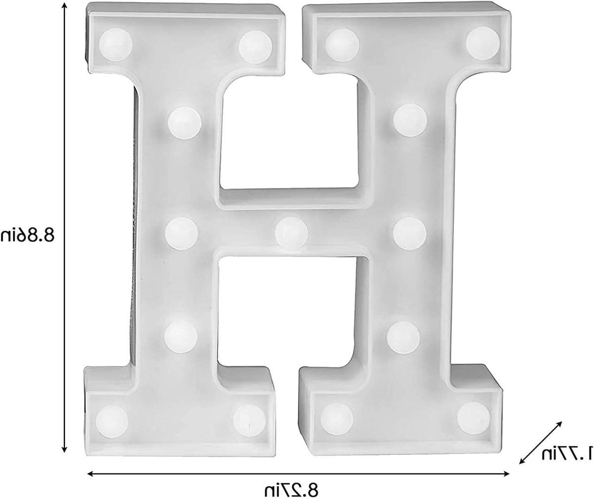 LED Letter Lamp Decoratieve Alfabet Verlichting op Batterijen