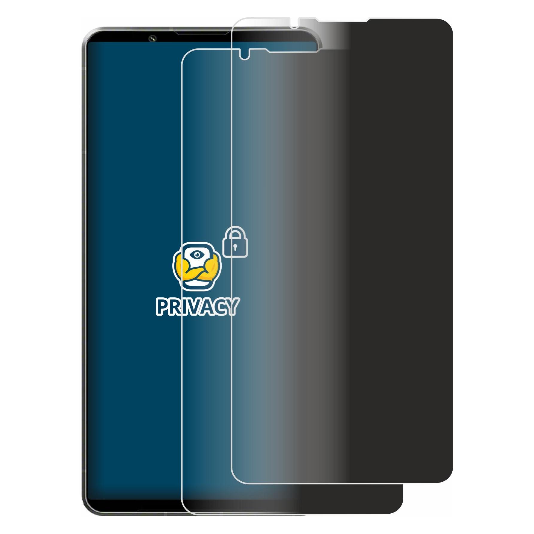 Brotect Sichtschutzfolie Anti-Spy Privacy Folie Blaulicht-Schutz (2 Stk., Sony Xperia 1 VII) (4359288)