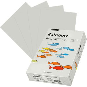 Papyrus Kopierpapier Rainbow 88042810, A4, 120g/qm, grau, 250 Blatt