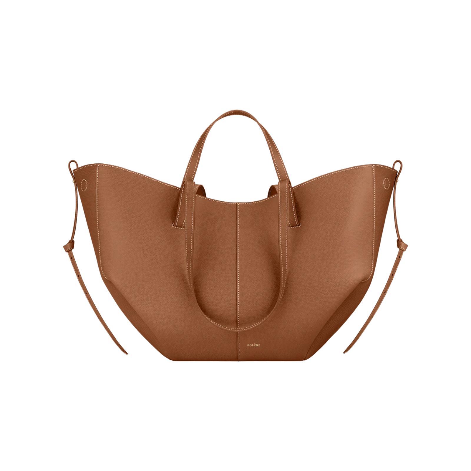 Polène Paris Cyme Edition Camel Genarbtes Leder