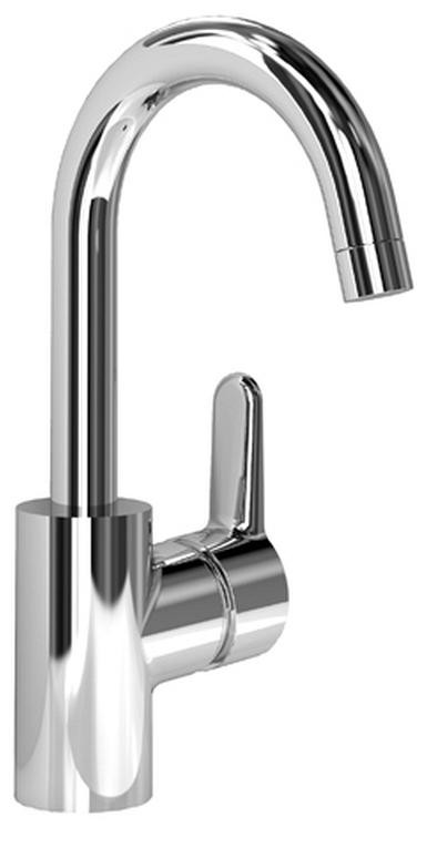 Ideal Standard IDS wastafelmengkraan CONNECT Blue met afvoercombinatie, hoge uitloop, chroom, waterbesparend
