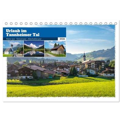 Urlaub im Tannheimer Tal (Tischkalender 2026 DIN A5 quer), CALVENDO Monatskalender