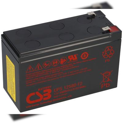 CSB UPS12580 Extreme High-Rate AGM Bleiakku 12V 9,4Ah 580 W Hochstromleistung gemäß Modell Anschluss gemäß Ausführung