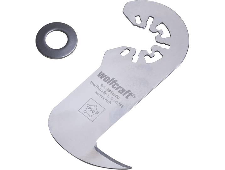 wolfcraft - Vinylmes \ PRO\ HCS\, universele centreerhals - 3864000