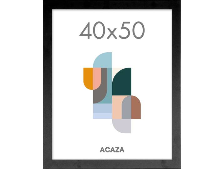 ACAZA Fotolijst - Fotokader - Fotolijst 40x50 cm - Fotokader 40x50 cm - MDF Hout - Zwart