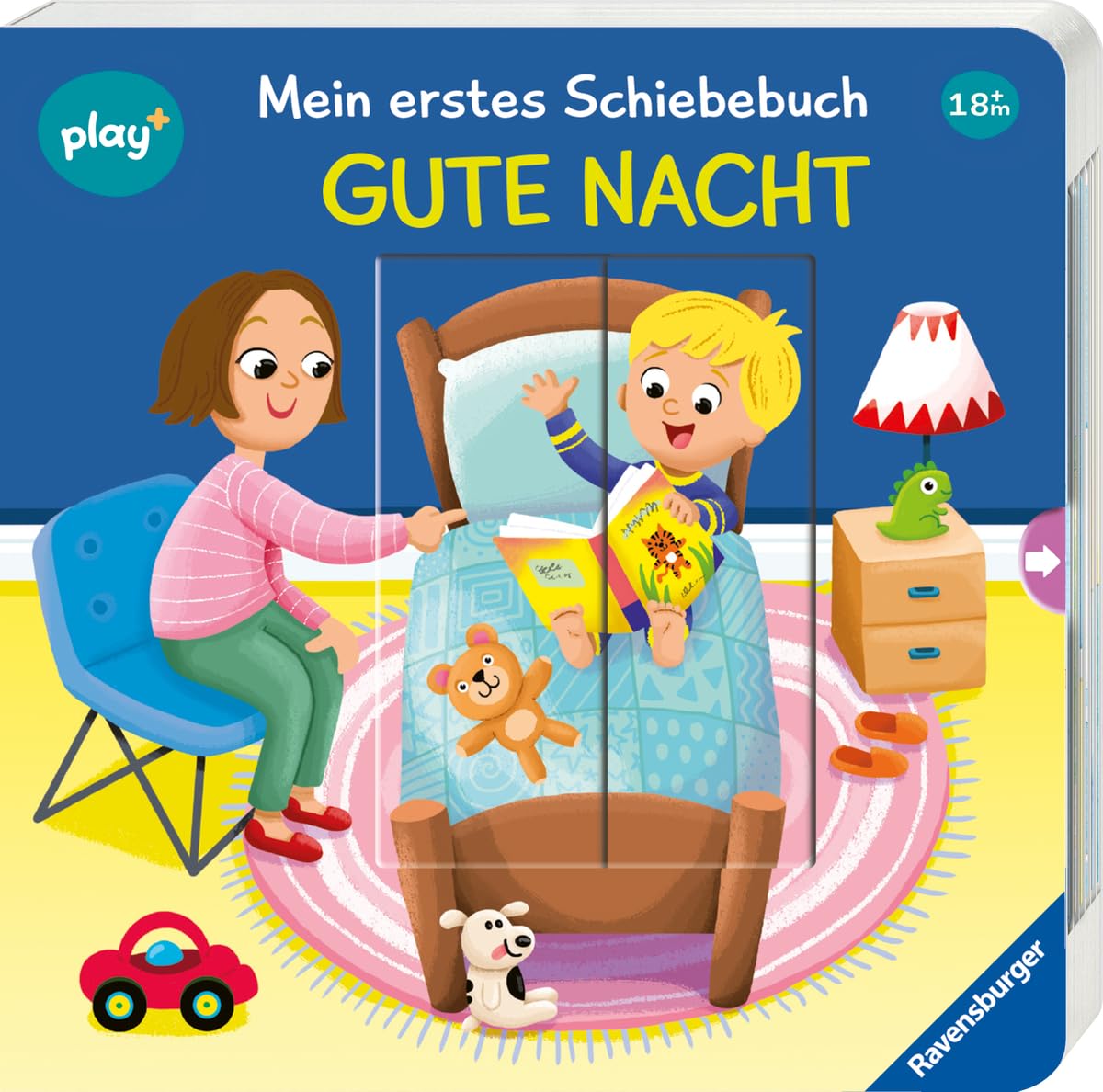 Maria Höck - Ravensburger Play+ Mein erstes Schiebebuch: Gute Nacht, Baby-Buch ab 18 Monate - Preis vom 17.10.2026 19:25:27 h
