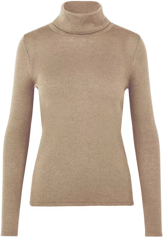 ROSEMUNDE - Pullover, Rollkragen, für Damen, Beige, Größe S