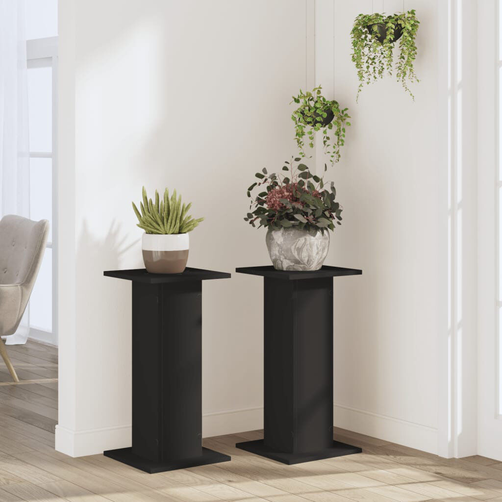 Alpen Home Haig Plant Stand 1 Tier Oak 30 x 30 x 60 cm (L x W x H)