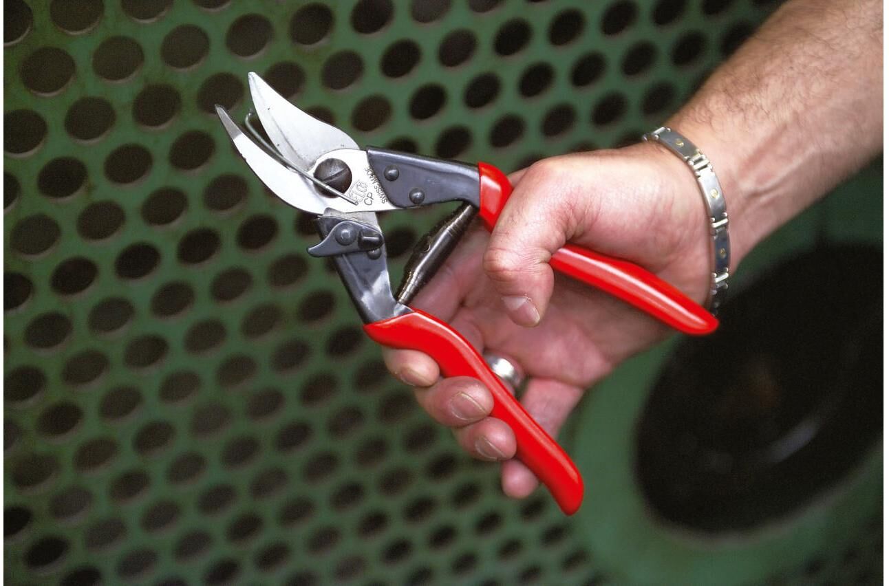 Gartenschere FELCO "CP", rot (rot, stahlgrau), Scheren, Gartenschere rot, stahlgrau Einheitsgröße