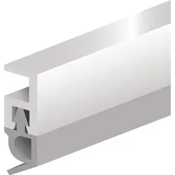 Ellen Abdichtungsschiene PTS-AR L.2100mm B.5mm z.Nageln Ku.blk braun