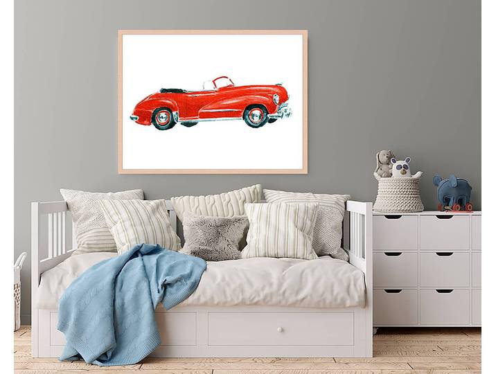 Tableau déco Watercolor Convertible 63 x 83cm Multicolore