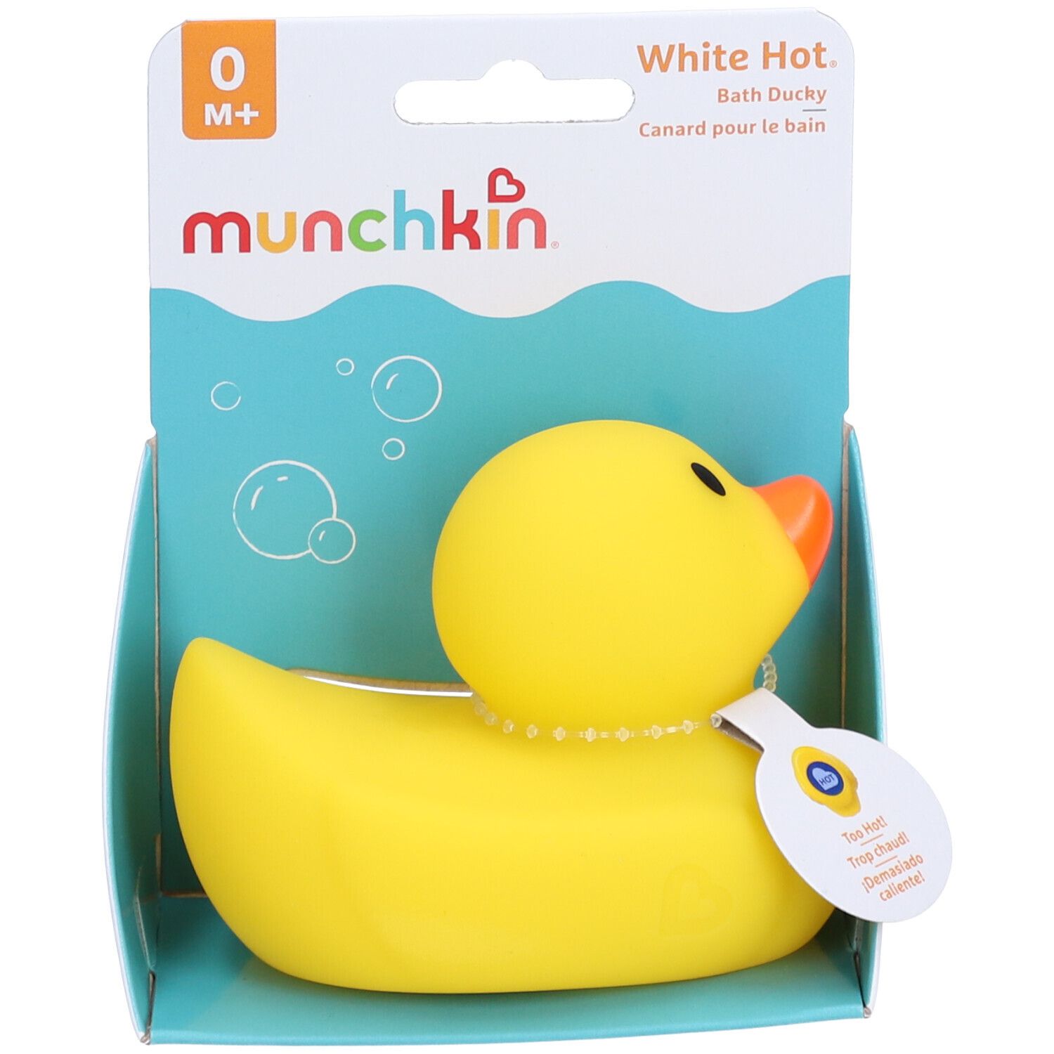 Munchkin White Hot Badeente m Wärme-Anzeige 1 St Thermometer