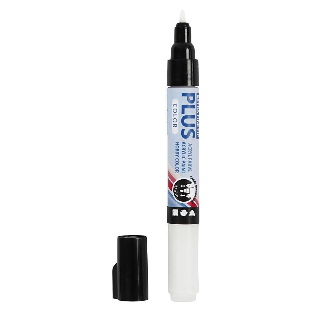 Creativ Company Plus Farbmarker gebrochenes Weiss, 5,5 ml (1x) (5712854451697)