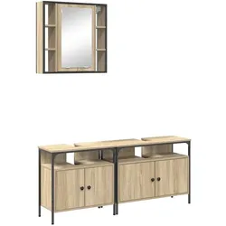 vidaXL, Badmöbelset, Badezimmer Lagerung