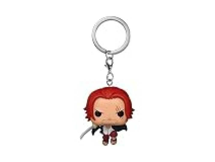 Funko Pop! Keychain: One Piece - Shanks Goodies Officiels - Porte-Clés Mini Figurine pour Sac et Sac à Dos - Petit Cadeau de Noël et Pochette Surprise
