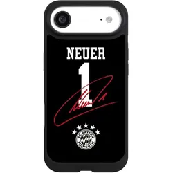 Nivocase Handyhülle für Apple iPhone Air Hülle NIVOpure Case Schwarz FC Bayern München FCB Manuel Neuer (Apple iPhone Air), Smartphone Hülle, Schwarz