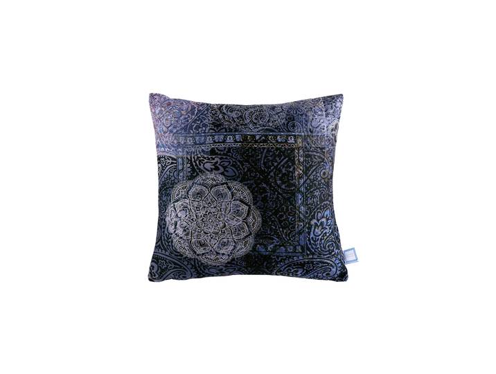 Fellkissen KENDA SAND Dekokissen Medley 125 Multi / Blau 45cm x 45cm , bunt (multi, blau), B:45cm L:45cm, Polyester, Dekokissen_Sitzkissen_Kissenhüllen, Fellkissen, modern, vielseitig kombinierbar,mit praktischem Reissverschluss